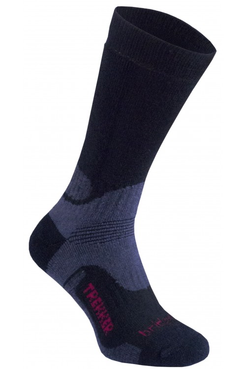 Bridgedale woolfusion trekker sock on a white background