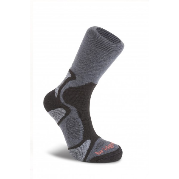 Bridgedale Hike Lightweight Merino Endurance Socks - Black Bridgedale Hike Lightweight Merino Endurance Socks - Black