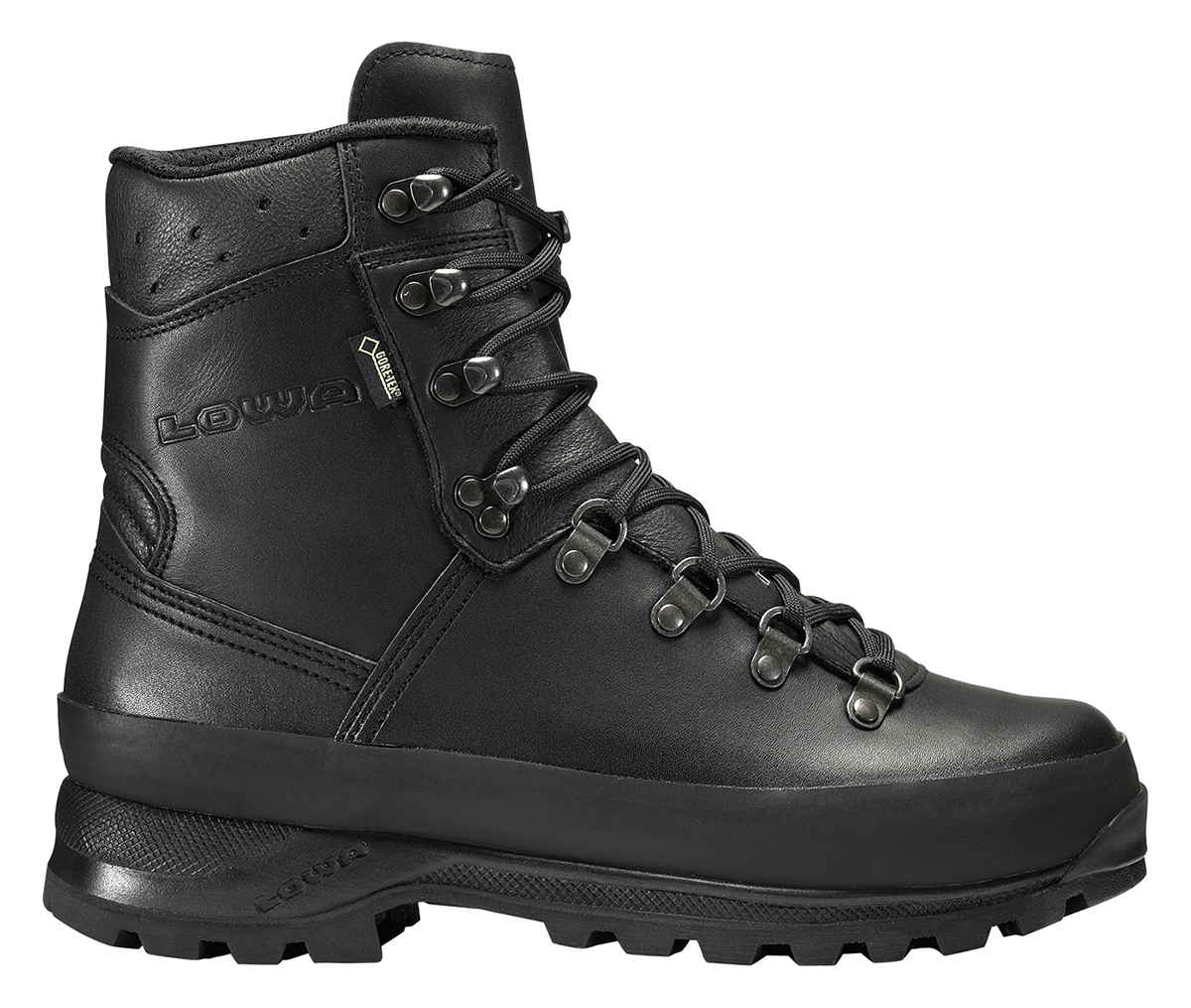 Lowa mountain boot on a white background