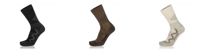 Black, Coyote OP & Desert LOWA Boot Socks